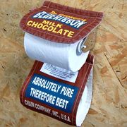 �y�g�C�����A�����J�������J���t���ɂȂ��ĐV�o���zTOILET PAPER HOLDER COVER 2 �u���E��