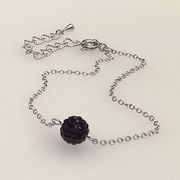 �N���X�^���{�[�� 8mm �u���X���b�g�@�u���b�N�_�C��