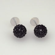 �N���X�^���{�[�� 8mm �s�A�X�@�u���b�N�_�C��