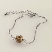 �N���X�^���{�[�� 8mm �u���X���b�g�@�O���[��
