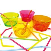 �������������N���A�Ń|�b�v�ȃ~�j�{�E���hACRYL BOWL 6pcs�i�A�N�����{�E��6���Z�b�g�j�h