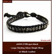 �yCHAN LUU ���K�̔��X�z�`�������[���b�v�u���X���b�g ch044-2186-gun-black