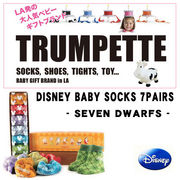 �yTRUMPETTE/�g�����y�b�g�zSEVEN DWARFS BABY SOCKS 7PAIRS/�h���[�t �x�r�[ �\�b�N�X �V�y�A