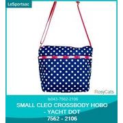 LeSportsac/���X�|�[�g�T�b�N[2011�N���f��]SMALL CLEO CROSSBODY HOBO YACHT DOT 7562-2106�V�����_�[