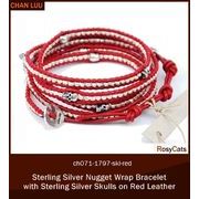 �yCHAN LUU ���K�̔��X�z�`�������[���b�v�u���X���b�g ch071-1799-skl-red