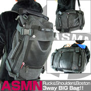 ASMN 3way BIG Bag���y�{�X�g���o�b�O�z�y�V�����_�[�o�b�O�z�y�����b�N�T�b�N�z