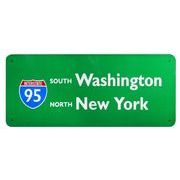 トラフィックサインボード　WASHINGTON NEW YORK 95