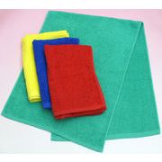 パイル地カラー無地スポーツタオル【国内生産品】