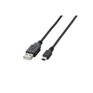 U2C-M30BK ELECOM エレコム  USB2.0ケーブル mini-Bタイプ  3.0m