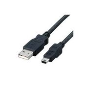 ELECOM フェライト内蔵USBケーブル A-minB 0.3m USB-FSM503