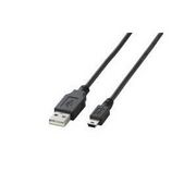 U2C-M10BK ELECOM エレコム  USB2.0ケーブル mini-Bタイプ  1.0m