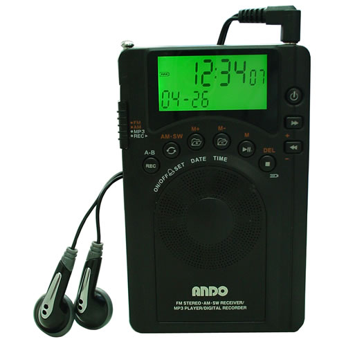 ER9-336D ANDO アンドー  ラジオレコーダー 携帯ラジオ