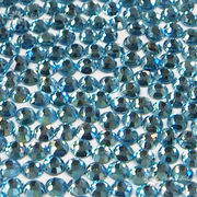 【ネイル業務用】ネイルに最適なガラスストーン 約1440粒パック アクアブルー1.8-3mm 格安☆