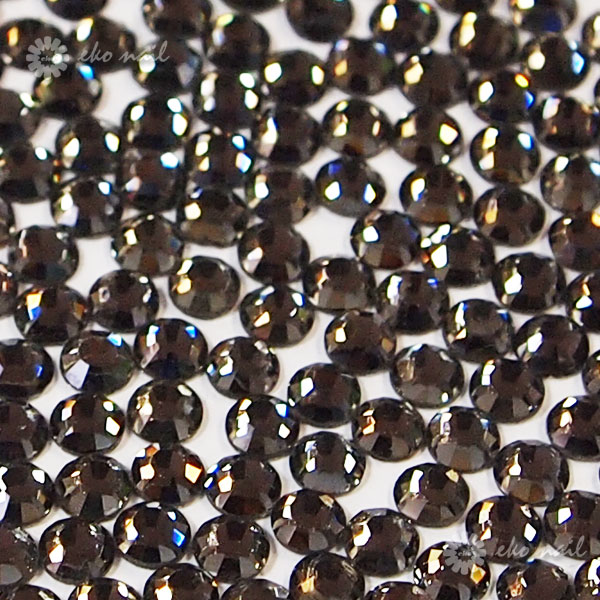 【ネイル業務用】ネイルに最適なガラスストーン 約1440粒パック ブラックダイヤ1.8-3mm 格安☆