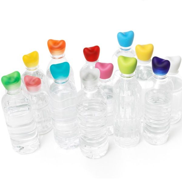 リユースに役立つ付け替え用キャップ！”HEART Bottle Cap 5pcs（ハートボトルキャップ5個セット）” 有限会社 コアプラス  問屋・仕入れ・卸・卸売の専門【仕入れならNETSEA】