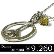 ダナスブラックダイヤモンド＆誕生石ネックレス/Danasステンレスネックレス