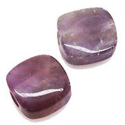 天然石 パワーストーン/ アメジスト・紫水晶　ラフスクエア アクセサリーパーツ