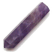 天然石 パワーストーン/ アメジスト・紫水晶　六角ポイント アクセサリーパーツ