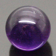 天然石 パワーストーン/ アメジスト・紫水晶　 丸玉8ミリ　穴なし　アクセサリーパーツ