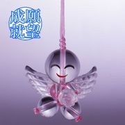 ☆彡ハッピー天使の水晶ストラップ☆彡＜ハッピー・幸運カード付き＞
