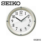 セイコー SEIKO 掛け時計 壁掛け 電波時計 スイープ 静音  自動点灯ライト 薄金パール塗装