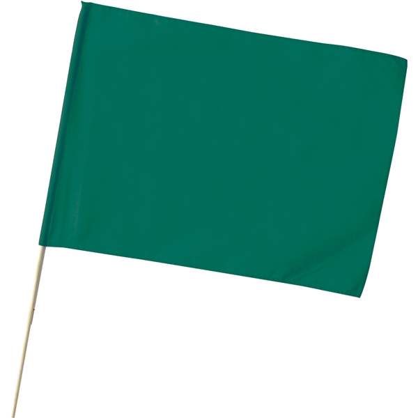 （メーカー在庫限り）●大旗（φ9mm）緑　1770【子ども向け・学校教材】※個人宅配送不可