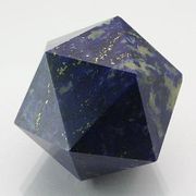 【置き石】正二十面体 ラピスラズリ 約27mm