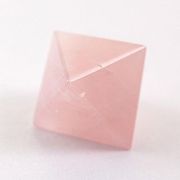 【置き石】正八面体 ローズクォーツ 約19mm