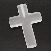 天然石 パワーストーン / 水晶・クリスタルクォーツ　クロス・十字架　