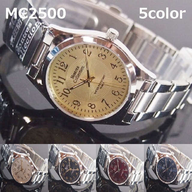 MontresCollectionユニセックス腕時計　メタルウォッチ　日本製高性能省電力ムーブ　電池寿命４年以上　