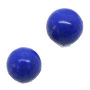 天然石ラピスラズリ/合成ラピスラズリ(Synthetic lapis lazuli) 丸玉穴なし3ミリ  アクセサリーパーツ