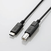 エレコム USB2.0ケーブル 認証品 C-B U2C-CB20NBK 2m