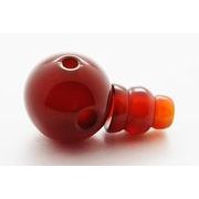 【念珠】親玉・ボサ玉セット 14mm レッドメノウ