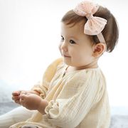 子供 ヘアバンド 赤ちゃん キッズ ベビー ヘアアクセサリー リボン  ドレス小物 髪飾り ヘッドバンド2色