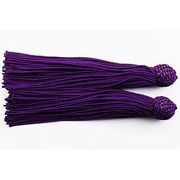 【念珠】フサ(2本セット) 濃い紫