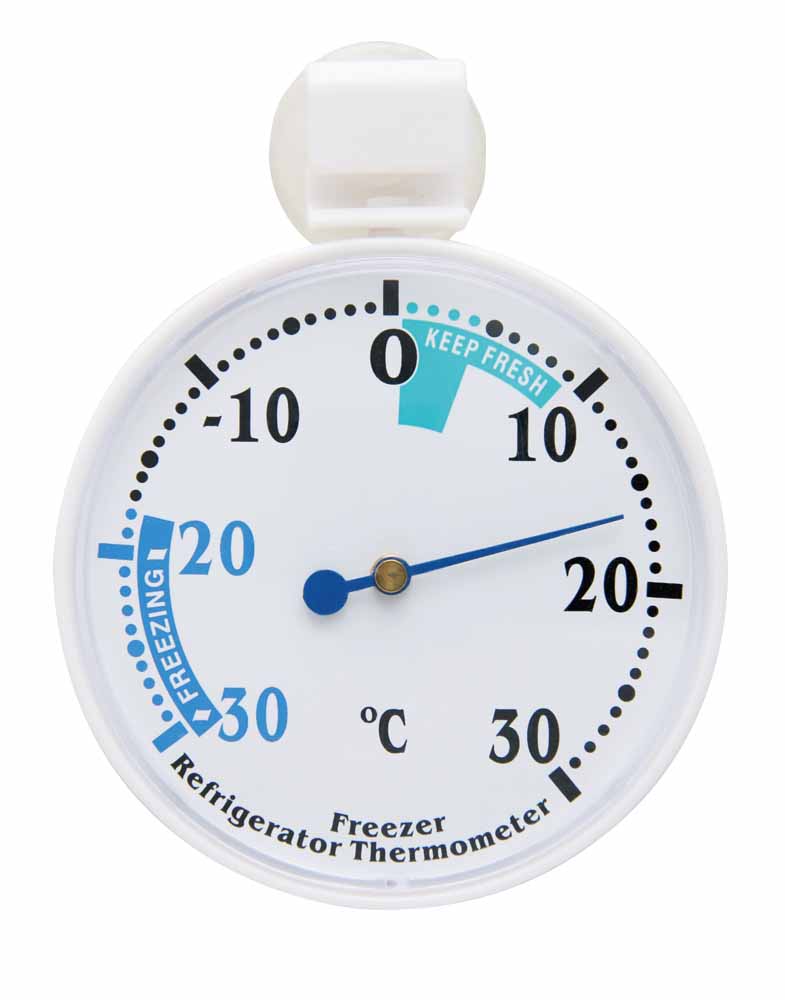 【庫内の温度管理に】冷凍・冷蔵庫用温度計