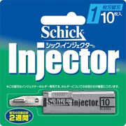 インジェクター替刃１０枚入 【 シック(Schick) 】 【 男性用カミソリ 】