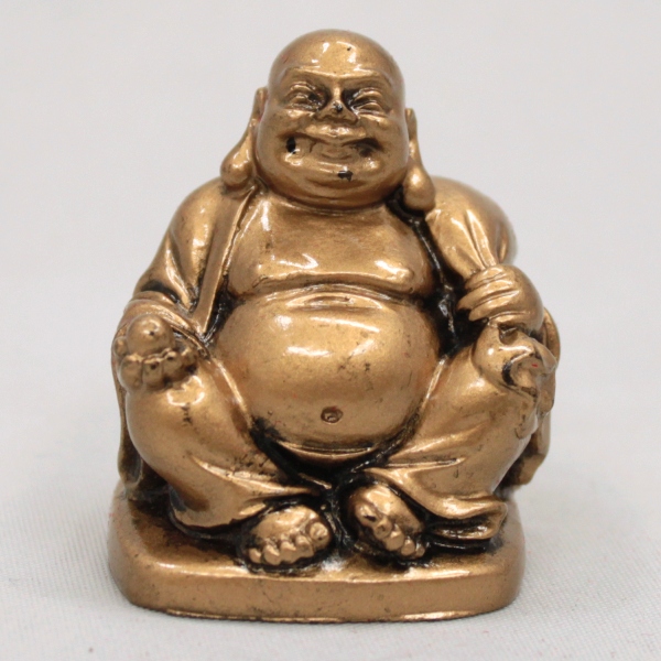 【風水 開運 インテリア】樹脂製 ミニ 金布袋 Kタイプ ハッピーブッダ happy buddha statue