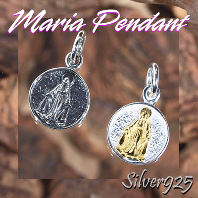 マリアペンダント-3 / 4029-4030--1819 ◆ Silver925 シルバー ペンダント マリア