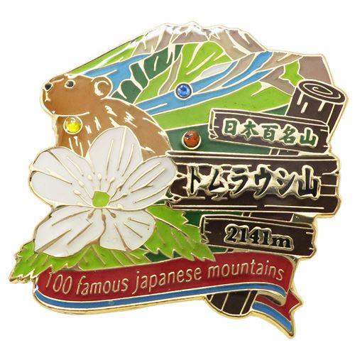 【トレッキング】日本百名山 1段 ピンズ/トムラウシ山