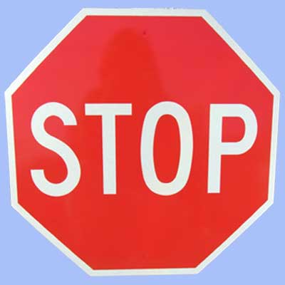 STOP トラフィックサインボード