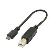 変換名人 USBケーブル20cm B(オス) to microo(オス) USBBA-MC