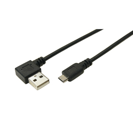 変換名人 USB A(左L)→micro100cmケーブル USBALL-MC/CA100