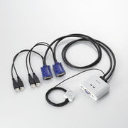 エレコム USBパソコン切替器 KVM-KUSN
