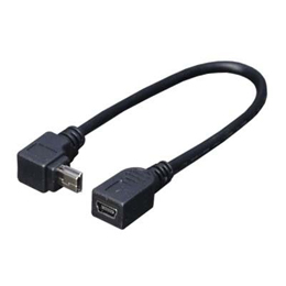 変換名人　USBmini L型ケーブル延長20(上L)　USBM-CA20UL