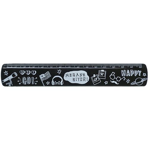 【文具】MEGANEBIYORI◎くねくね15cm定規