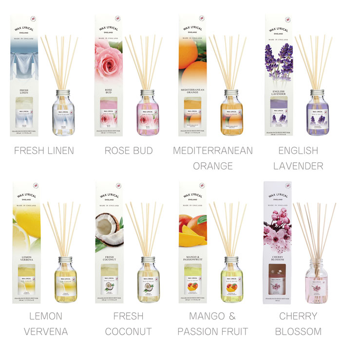 Made in England リードディフューザー 100ml Reed Diffuser メイドイン イングランド WAX LYRICAL