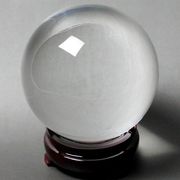 人工（溶錬）水晶玉110mm