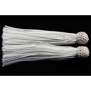 【念珠】フサ(2本セット) 白