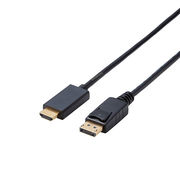 エレコム 変換ケーブル/DisplayPort-HDMI/1.0m/ブラック CAC-DP